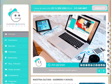 Tablet Screenshot of guerreroydoncel.com